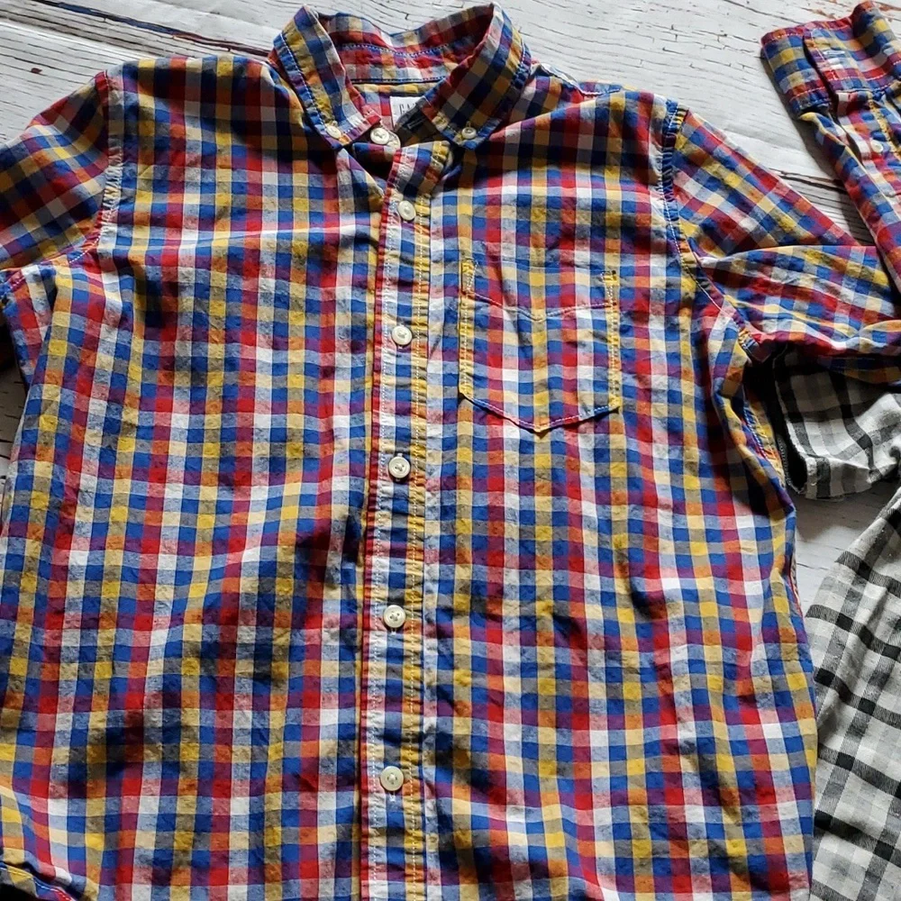 BOYS DRESS SHIRTS (GAP, GYMBOREE, ETC)